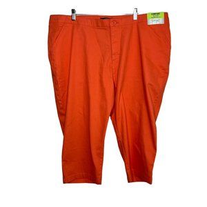 Riders by Lee Womens Orange Casual Pants Size 22W